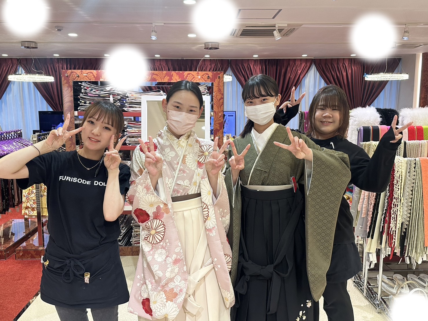 TAKAZEN姫路店　姫路市　成人式　卒業式　袴　振袖　イマドキ振袖　加古川市　高砂市　ヘップバーン